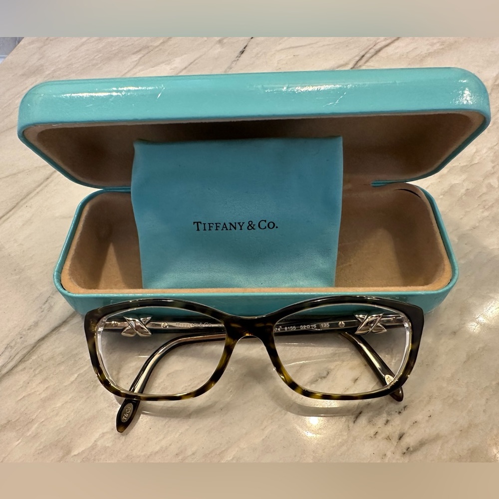 Used Tiffany & CO Prescription Glasses. Model: TF2074